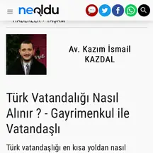 Av. Kazim İsmail Kazdal profil fotoğrafı 104 - Kartal, İstanbul