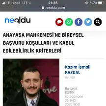 Av. Kazim İsmail Kazdal profil fotoğrafı 88 - Kartal, İstanbul