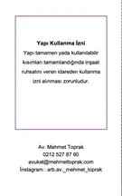 Av. Mehmet Toprak profil fotoğrafı - Bakırköy, İstanbul