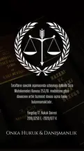 Onka Hukuk & Danışmanlık hukuk bürosu fotoğrafı 38 - Beylikdüzü, İstanbul