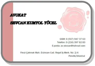 Av. Sevcan Kumyol Yücel profil fotoğrafı 4 - Pendik, İstanbul