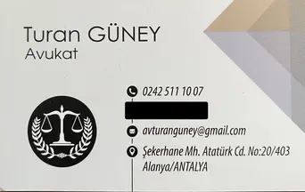 Av. Turan Güney profil fotoğrafı 2 - Alanya, Antalya