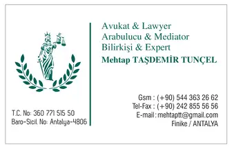 Av. Mehtap Taşdemir Tunçel profil fotoğrafı 3 - Finike, Antalya
