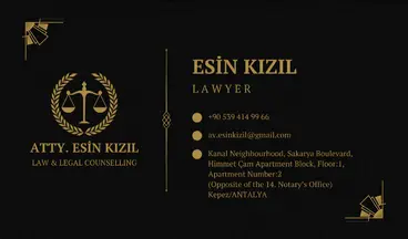 Esin Kizil Hukuk Bürosu hukuk bürosu fotoğrafı 6 - Kepez, Antalya