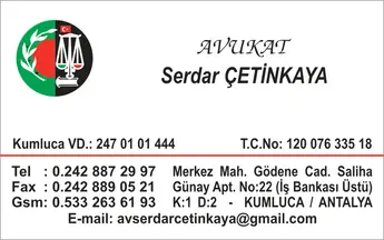 Av. Serdar Çetinkaya profil fotoğrafı 5 - Kumluca, Antalya