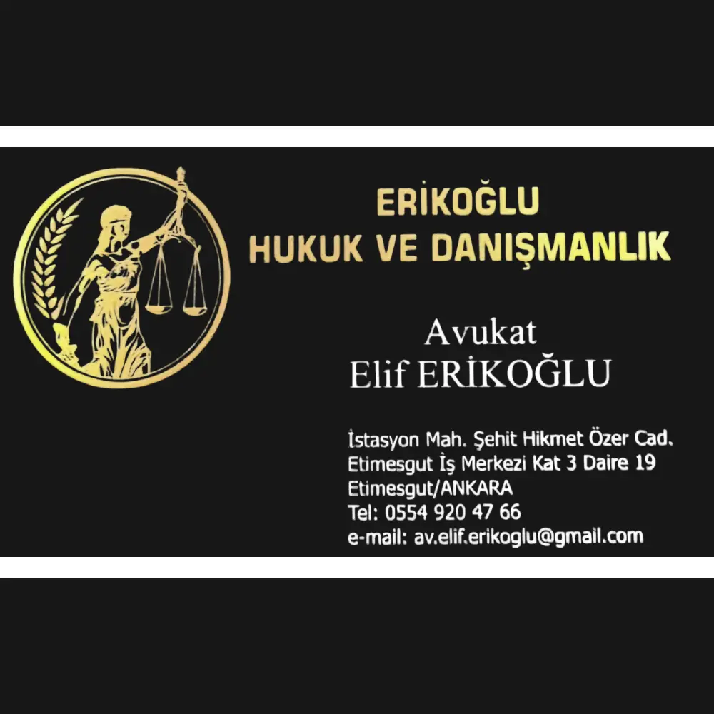 Av. Elif Erikoğlu profil fotoğrafı - Etimesgut, Ankara