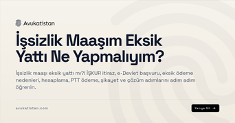 İşsizlik Maaşım Eksik Yattı Ne Yapmalıyım?