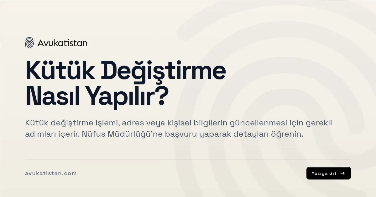 Kütük Değiştirme Nasıl Yapılır?