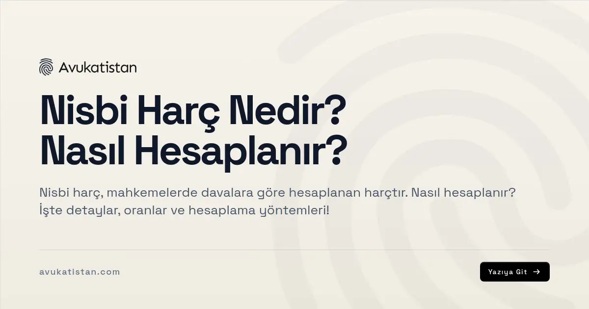 Nisbi Harç Nedir? Nasıl Hesaplanır?