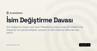 İsim Değiştirme Davası