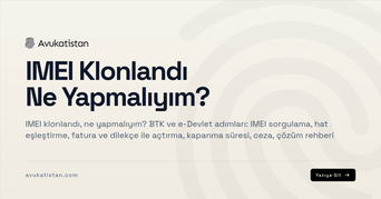 IMEI Klonlandı Ne Yapmalıyım?