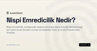 Nispi Emredicilik Nedir?