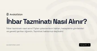 İhbar Tazminatı Nasıl Alınır?