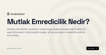 Mutlak Emredicilik Nedir?