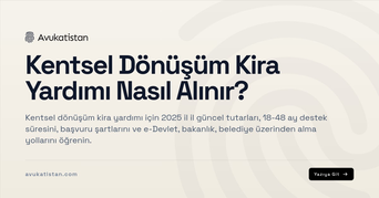 Kentsel Dönüşüm Kira Yardımı Nasıl Alınır?