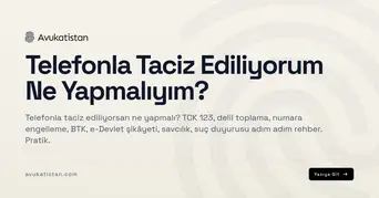 Telefonla Taciz Ediliyorum Ne Yapmalıyım?