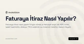 Faturaya İtiraz Nasıl Yapılır?