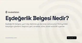 Eşdeğerlik Belgesi Nedir?
