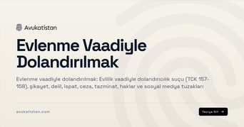 Evlenme Vaadiyle Dolandırılmak