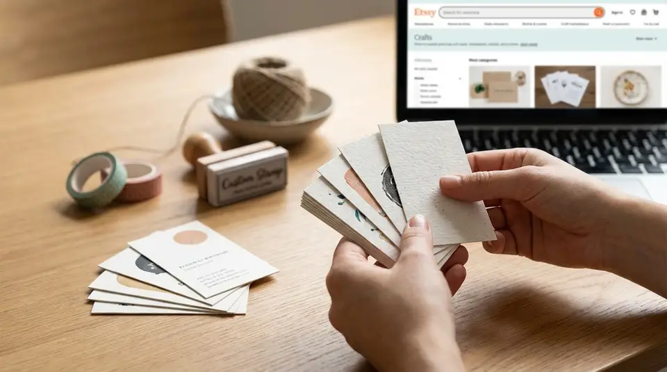 Business Cards for Etsy Sellers: What to Print (and What to Avoid)